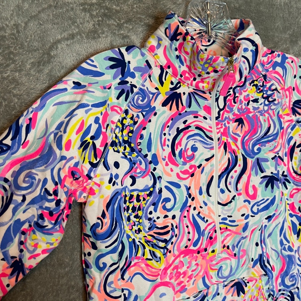 Lilly Pulitzer Girls Mini Skipper Dress XL 12/14 So Sofishticated Vibrant Shift